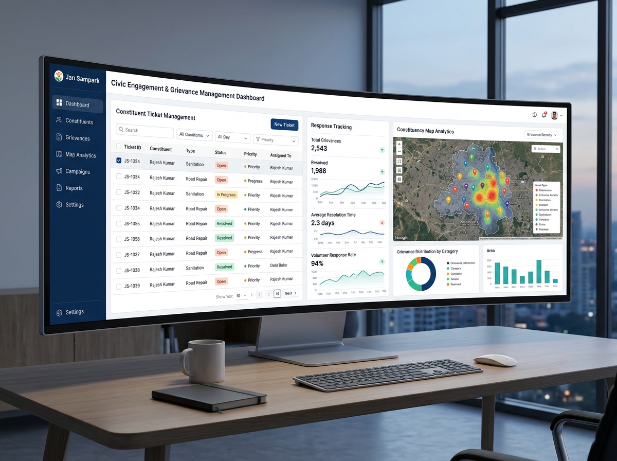Jan Sampark Public Connect Portal Concept Preview